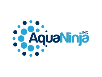 AquaNinja, Inc. logo design by karjen