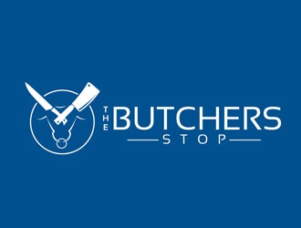 The Butchers Stop logo design by frontrunner