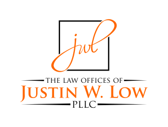 The Law Offices of Justin W. Low, PLLC logo design by pakNton