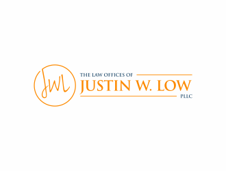 The Law Offices of Justin W. Low, PLLC logo design by ammad