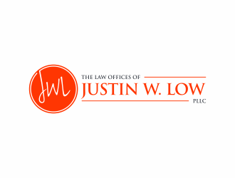 The Law Offices of Justin W. Low, PLLC logo design by ammad
