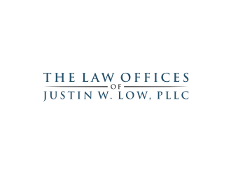 The Law Offices of Justin W. Low, PLLC logo design by Zhafir