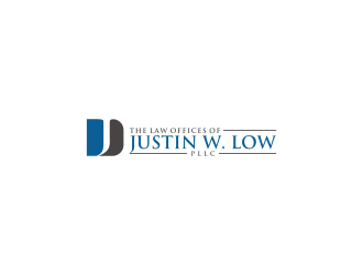 The Law Offices of Justin W. Low, PLLC logo design by rizqihalal24