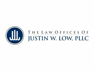The Law Offices of Justin W. Low, PLLC logo design by langitBiru