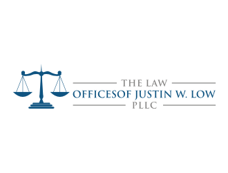 The Law Offices of Justin W. Low, PLLC logo design by Shina
