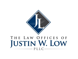 The Law Offices of Justin W. Low, PLLC logo design by J0s3Ph
