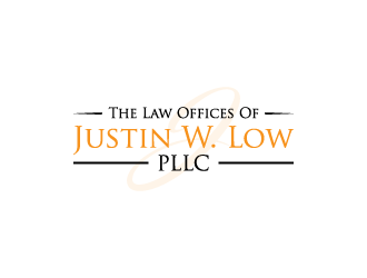 The Law Offices of Justin W. Low, PLLC logo design by Art_Chaza
