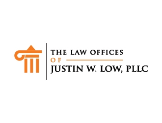 The Law Offices of Justin W. Low, PLLC logo design by Fear