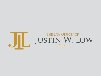 The Law Offices of Justin W. Low, PLLC logo design by art-design