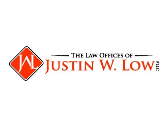 The Law Offices of Justin W. Low, PLLC logo design by daywalker