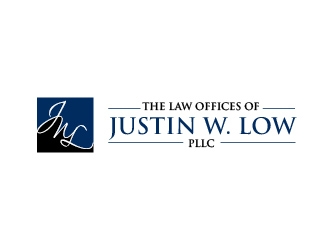 The Law Offices of Justin W. Low, PLLC logo design by usef44