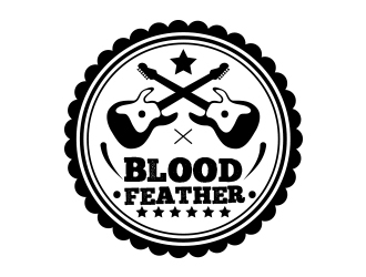 BLOODFEATHER logo design by fawadyk