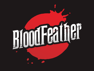 BLOODFEATHER logo design by YONK