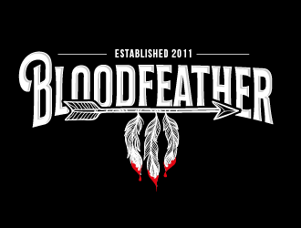 BLOODFEATHER logo design by prodesign