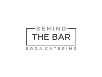 Behind the Bar Soda Catering logo design by bricton