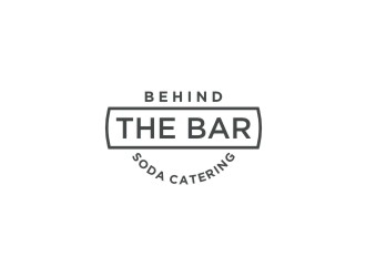 Behind the Bar Soda Catering logo design by bricton