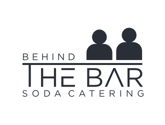 Behind the Bar Soda Catering logo design by scolessi
