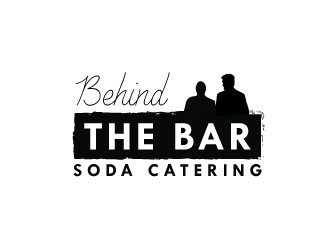 Behind the Bar Soda Catering logo design by harshikagraphics