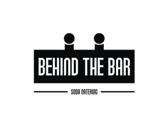 Behind the Bar Soda Catering logo design by EkoBooM