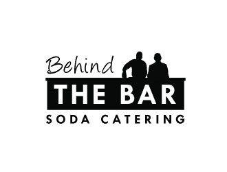 Behind the Bar Soda Catering logo design by harshikagraphics