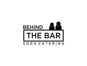 Behind the Bar Soda Catering logo design by oke2angconcept