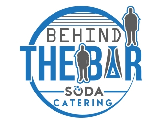 Behind the Bar Soda Catering logo design by fawadyk