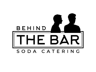 Behind the Bar Soda Catering logo design by akilis13