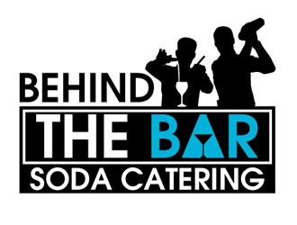 Behind the Bar Soda Catering logo design by shere