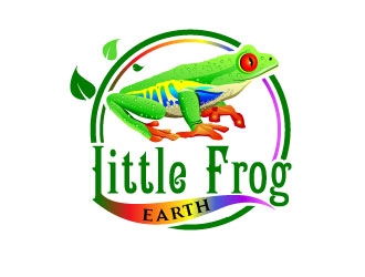 Little Frog Earth logo design by uttam