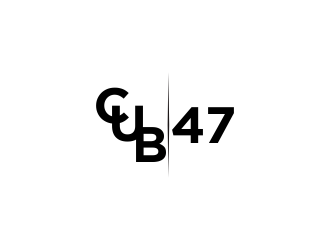 CUB47 or Cub47 Clothing logo design by Greenlight