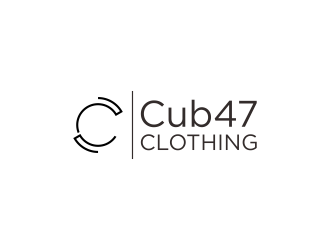 CUB47 or Cub47 Clothing logo design by sitizen