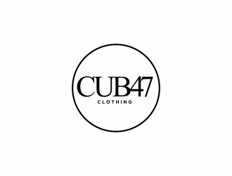 CUB47 or Cub47 Clothing logo design by ammad