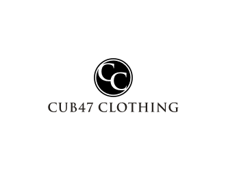 CUB47 or Cub47 Clothing logo design by Zhafir