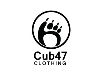 CUB47 or Cub47 Clothing logo design by harshikagraphics