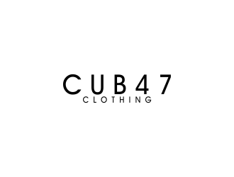 CUB47 or Cub47 Clothing logo design by oke2angconcept