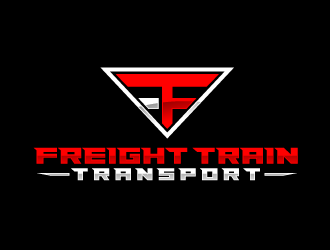 FREIGHT TRAIN TRANSPORT logo design by scriotx
