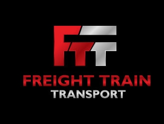 FREIGHT TRAIN TRANSPORT logo design by harshikagraphics