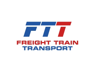 FREIGHT TRAIN TRANSPORT logo design by sakarep