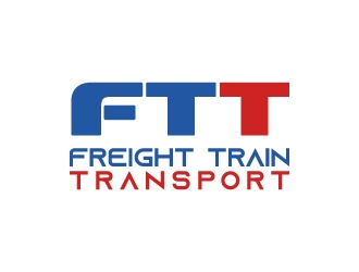 FREIGHT TRAIN TRANSPORT logo design by sakarep