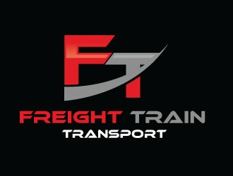 FREIGHT TRAIN TRANSPORT logo design by Suvendu