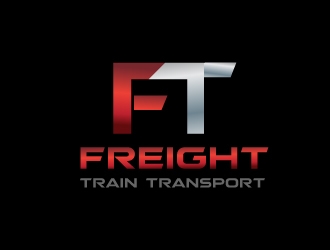 FREIGHT TRAIN TRANSPORT logo design by Suvendu