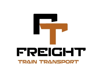 FREIGHT TRAIN TRANSPORT logo design by Suvendu