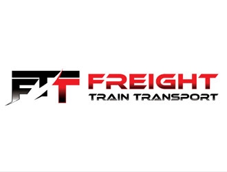 FREIGHT TRAIN TRANSPORT logo design by shere