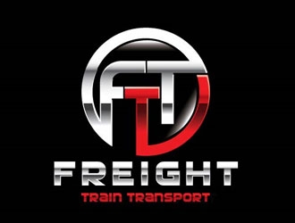 FREIGHT TRAIN TRANSPORT logo design by shere