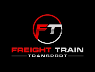 FREIGHT TRAIN TRANSPORT logo design by labo