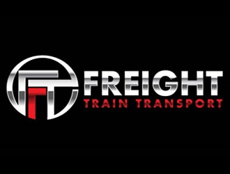 FREIGHT TRAIN TRANSPORT logo design by shere