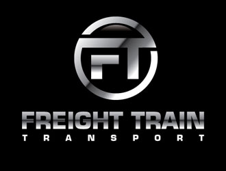 FREIGHT TRAIN TRANSPORT logo design by shere