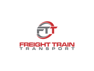 FREIGHT TRAIN TRANSPORT logo design by oke2angconcept