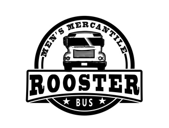 Rooster Bus logo design by bougalla005