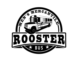 Rooster Bus logo design by bougalla005